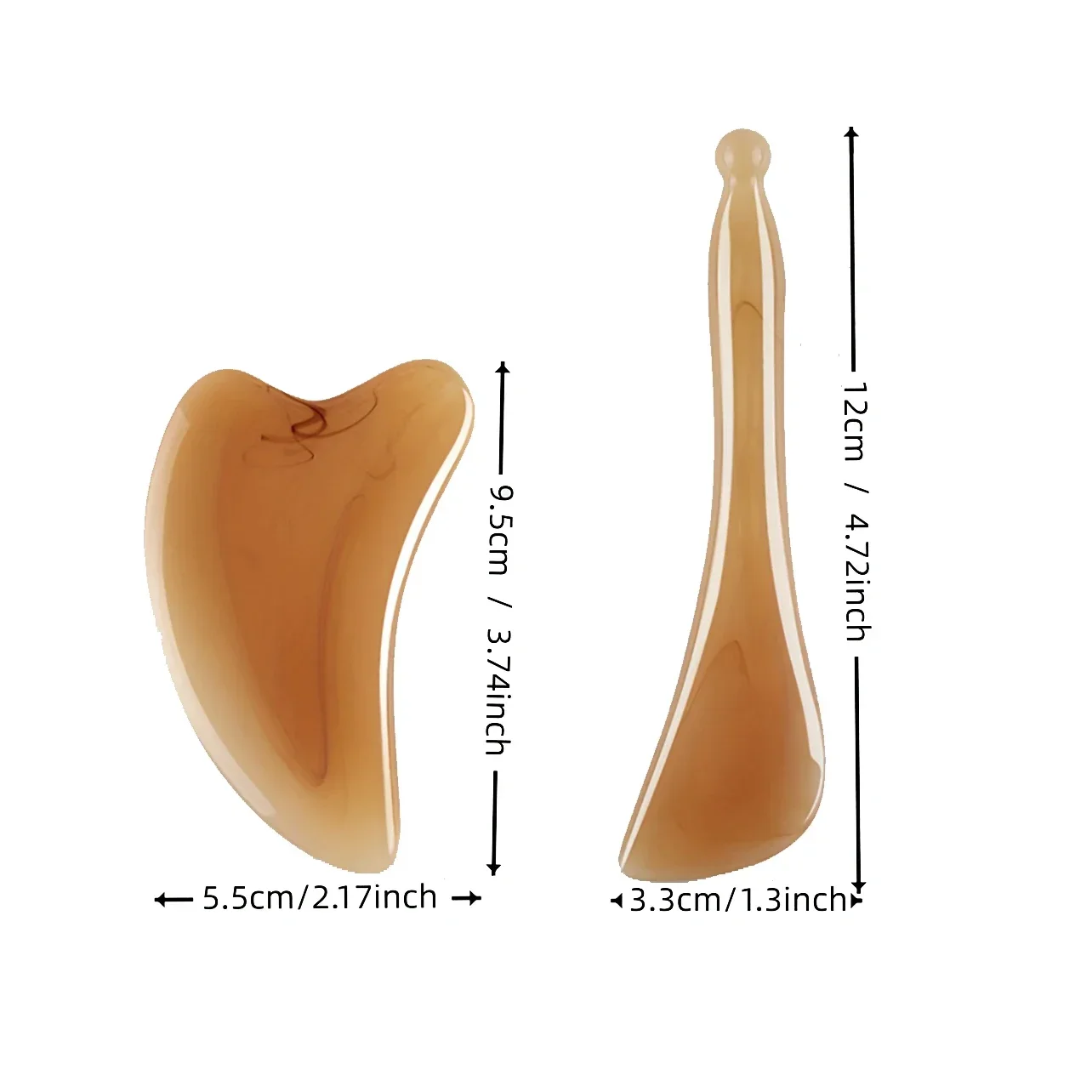 1 pc/2 pcs เครื่องมือนวดหน้า,นวด Scraper,Gua Sha Board,นวดหน้า, แผ่นโกนหนวดสําหรับ Face & Scalp นวดผ่อนคลาย