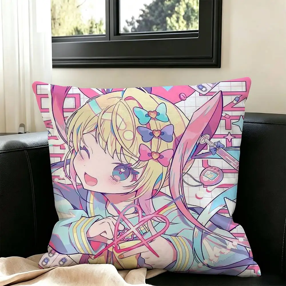 AZNM Needy Girl Overdose Ame-chan  Square Double-Sided printed Pillow Case Bedroom Bedside Pillow Sofa Cushion Cover