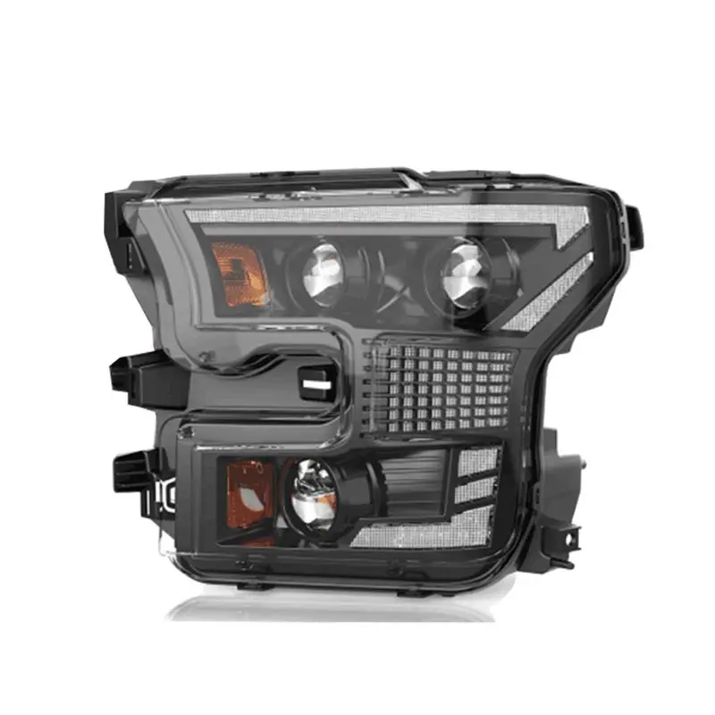 Car Lights for Ford Raptor Tremor F150 2015-2017 F-150  LED Auto Headlight Upgrade Bicofal Lens Signal Lamp Accessories