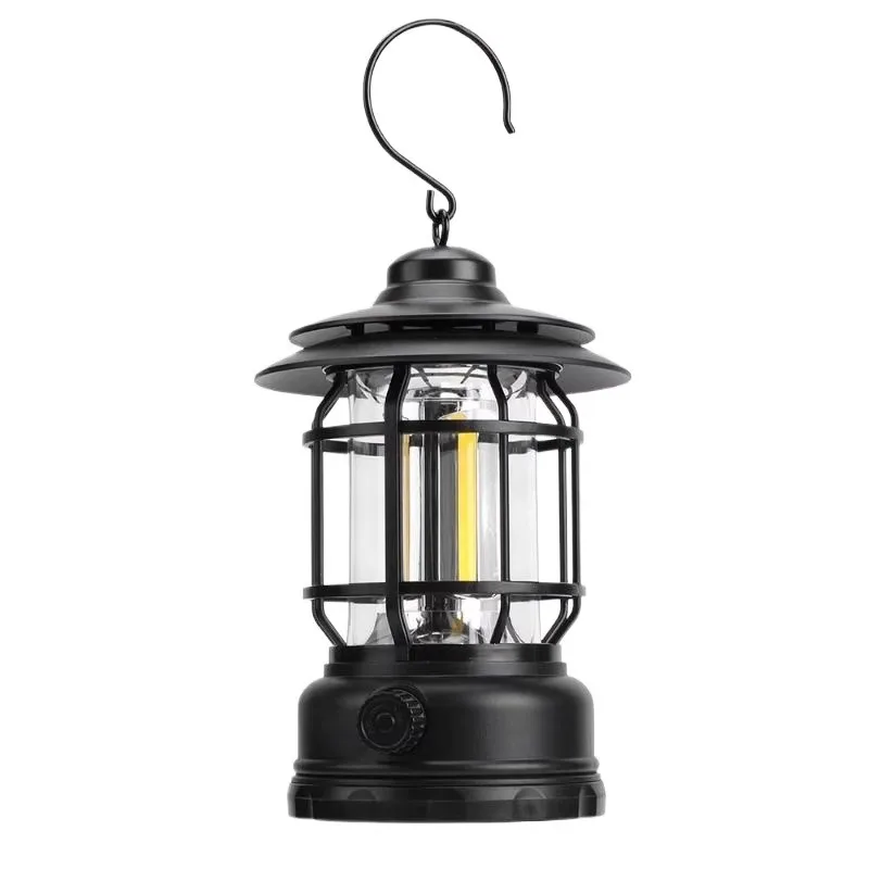 

Solar Powered Lithium Battery Camping Lantern Rechargeable Atmosphere Light for Outdoor Tent Romantic Candlelight Dinner