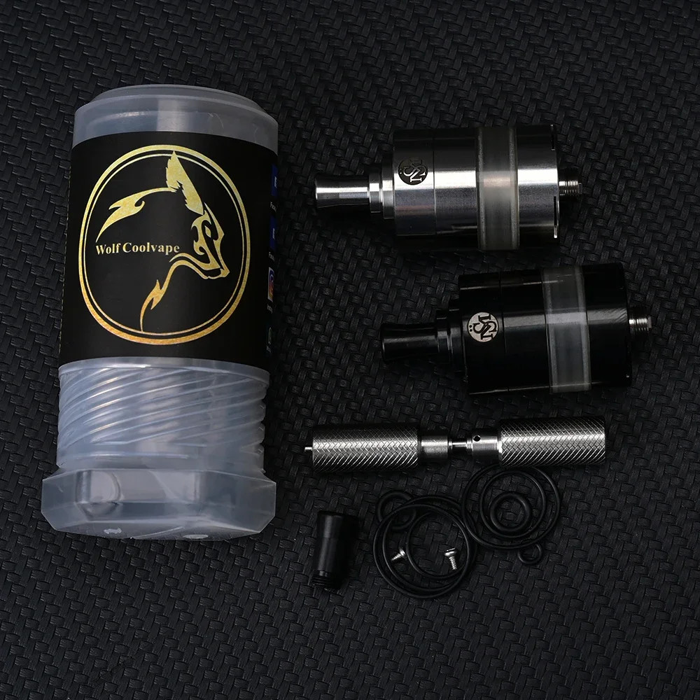 Kayfun X Mini RTA MTL Vape Tank 3.2ml 23mm رذاذ قابل لإعادة البناء لملحقات تعديل لفائف واحدة Vaping