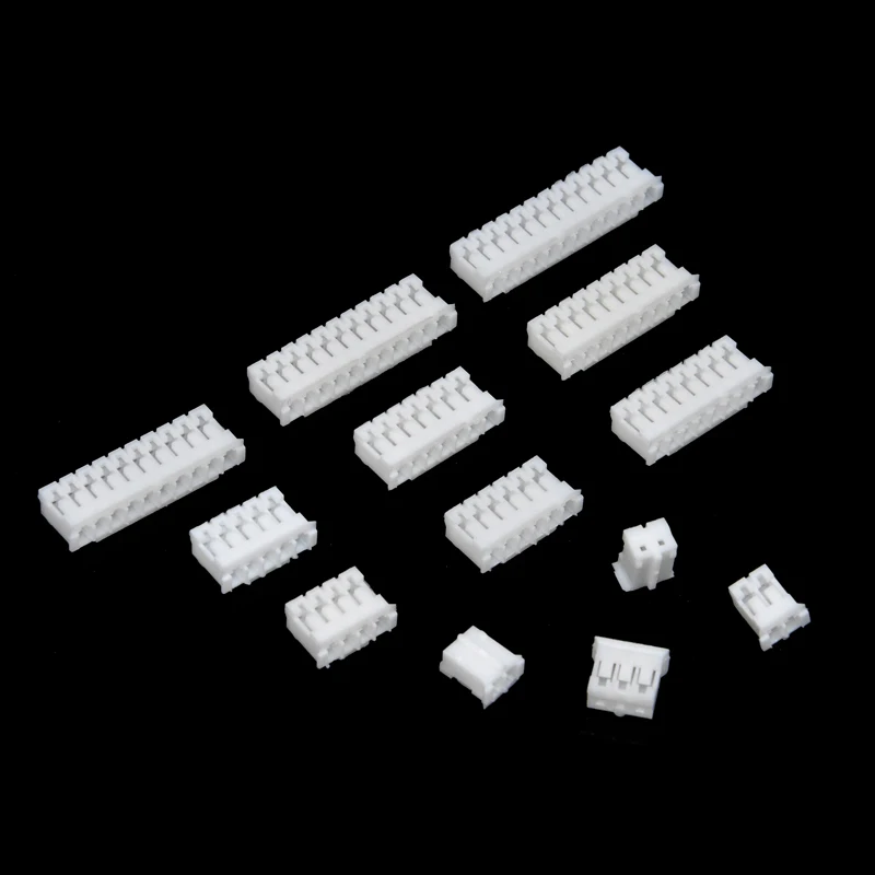 20PCS PH2.0 pitch Rubber shell wiring terminal female base housing plug 2.0mm 2p 3p 4 5 6 7 8 9 10 11 12p