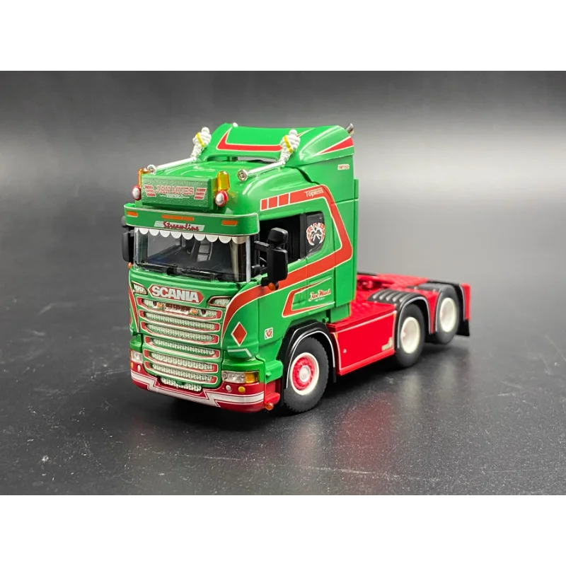 

Литой под давлением, масштаб 1:64, масштаб SCANIA R, европейский грузовик, трактор, зеленый сплав, модель автомобиля, Коллекционная игрушка, подарок, сувенирный дисплей