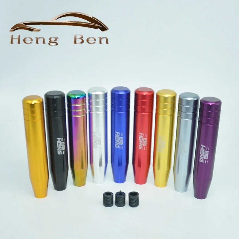 shift knob 18cm Length Aluminum Gear Shift Knob Racing Car Universal Shift Gear Knob Free Shipping