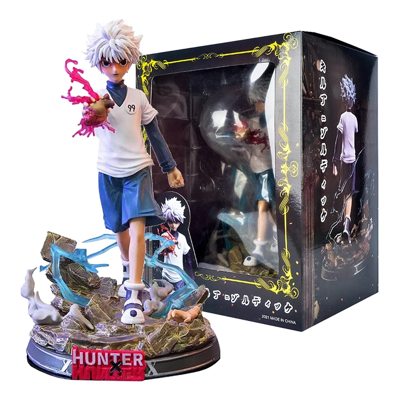 Anime HUNTER×HUNTER Meroem Figuras GON Killua Figura de Ação Gk