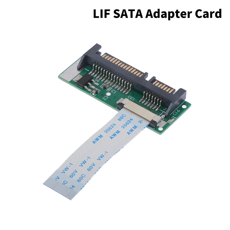 

1.8inch LIF HDD Hard Disk Drive SSD to 2.5inch SATA Converter Adapter Card HS12UHE/MK1639GSL/MK2239GSL