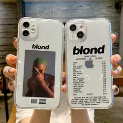 Singer Frank Blonde Oceans Hot Phone Case FOR IPhone 15 14 13 12 11 Pro 14 15 16 Plus 13 Pro MAX XR XS Woman Transparent Covers