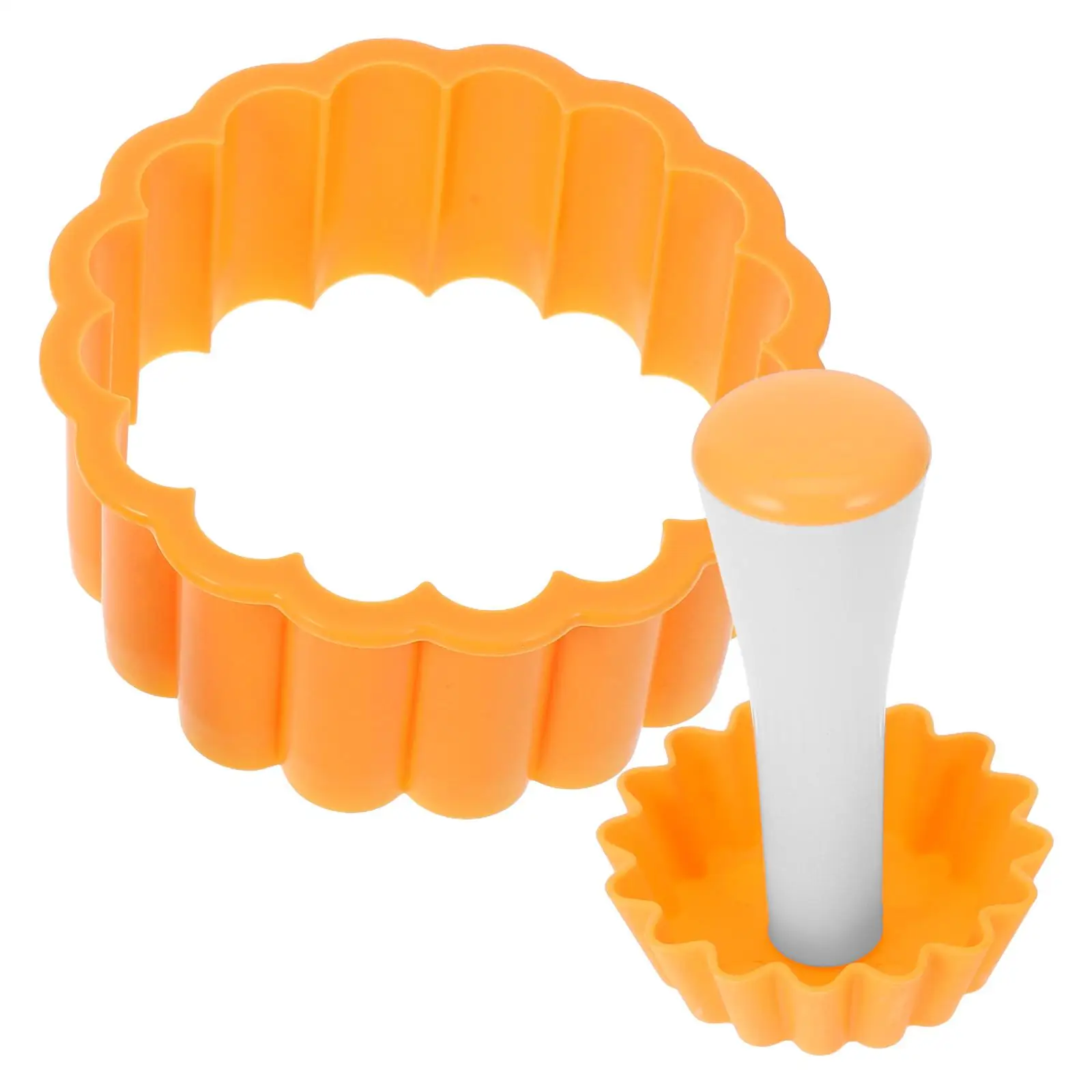 

Creative Baking Mold Set Safe Pans Aluminium Foil Cups Lids Hollow Tool Cookie Decorating Kit Tart Tamper Mini Muffin Pan