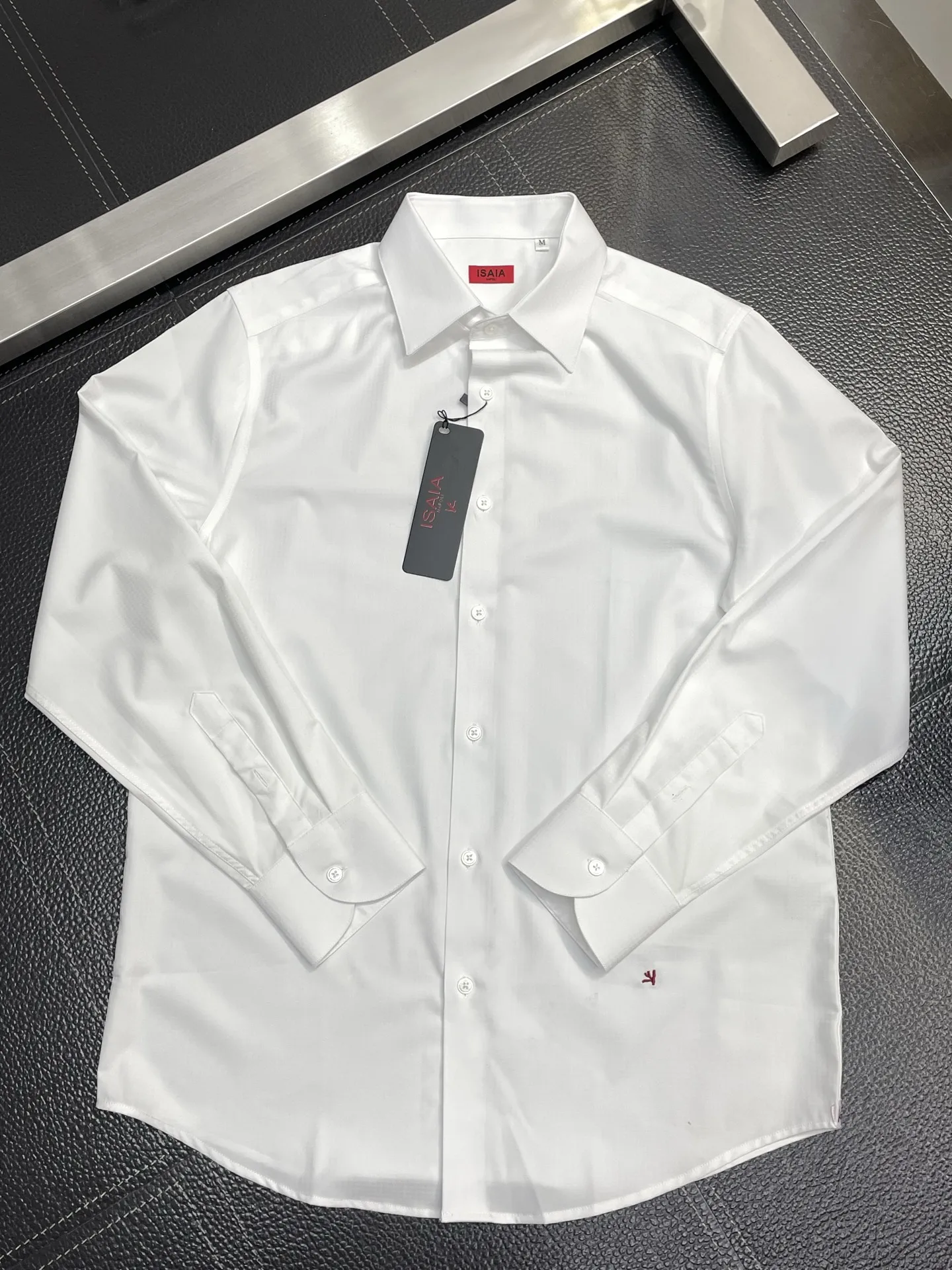 BLSK CPRT Shirt cotton men 2025 New business casual embroidery comfortable long sleeves straight high quality size M-3XL