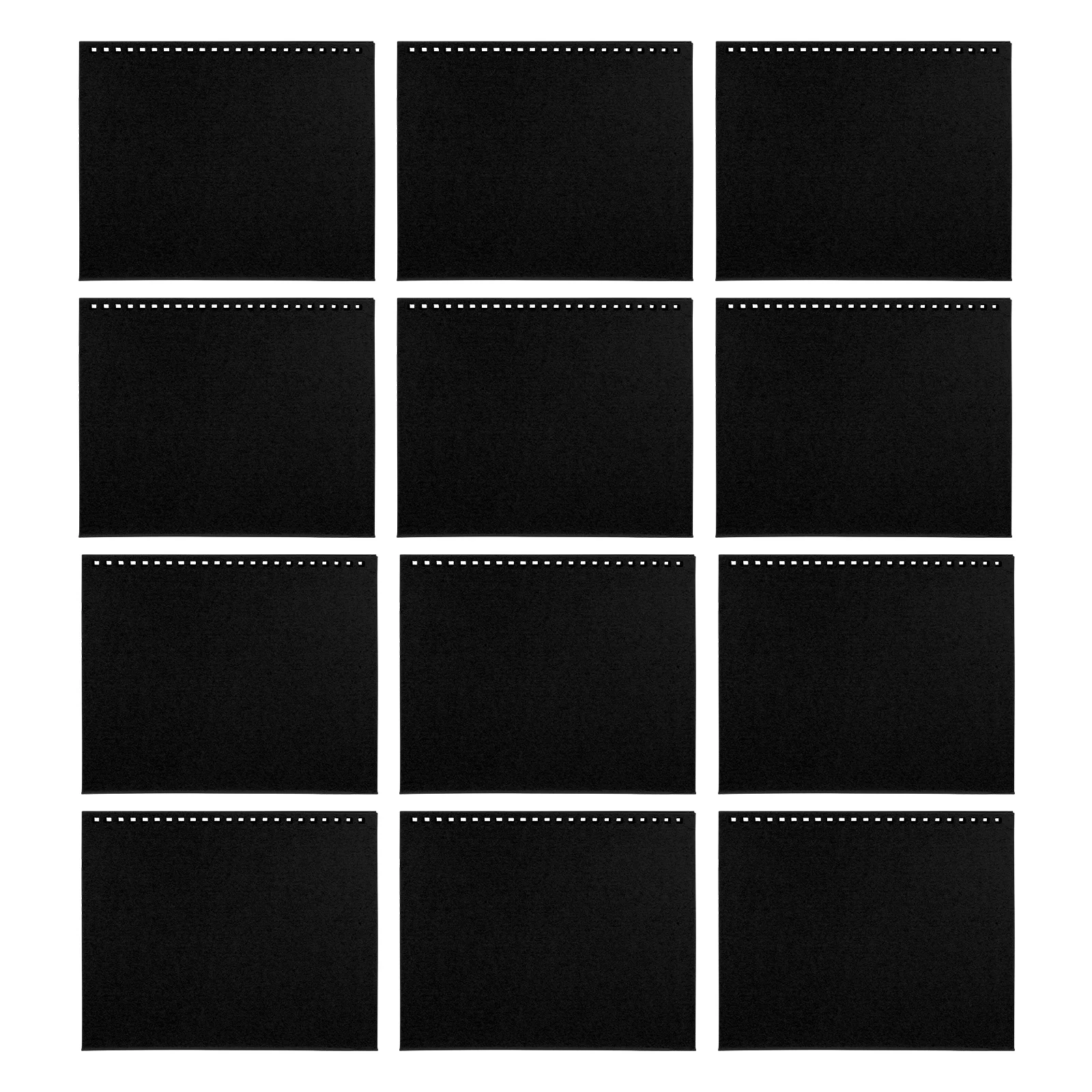 12Pcs DIY Desktop Calendar Base Made of Iridescent Paper Stable Desk Calendar Making Supply for Agenda Sketch Pad Use