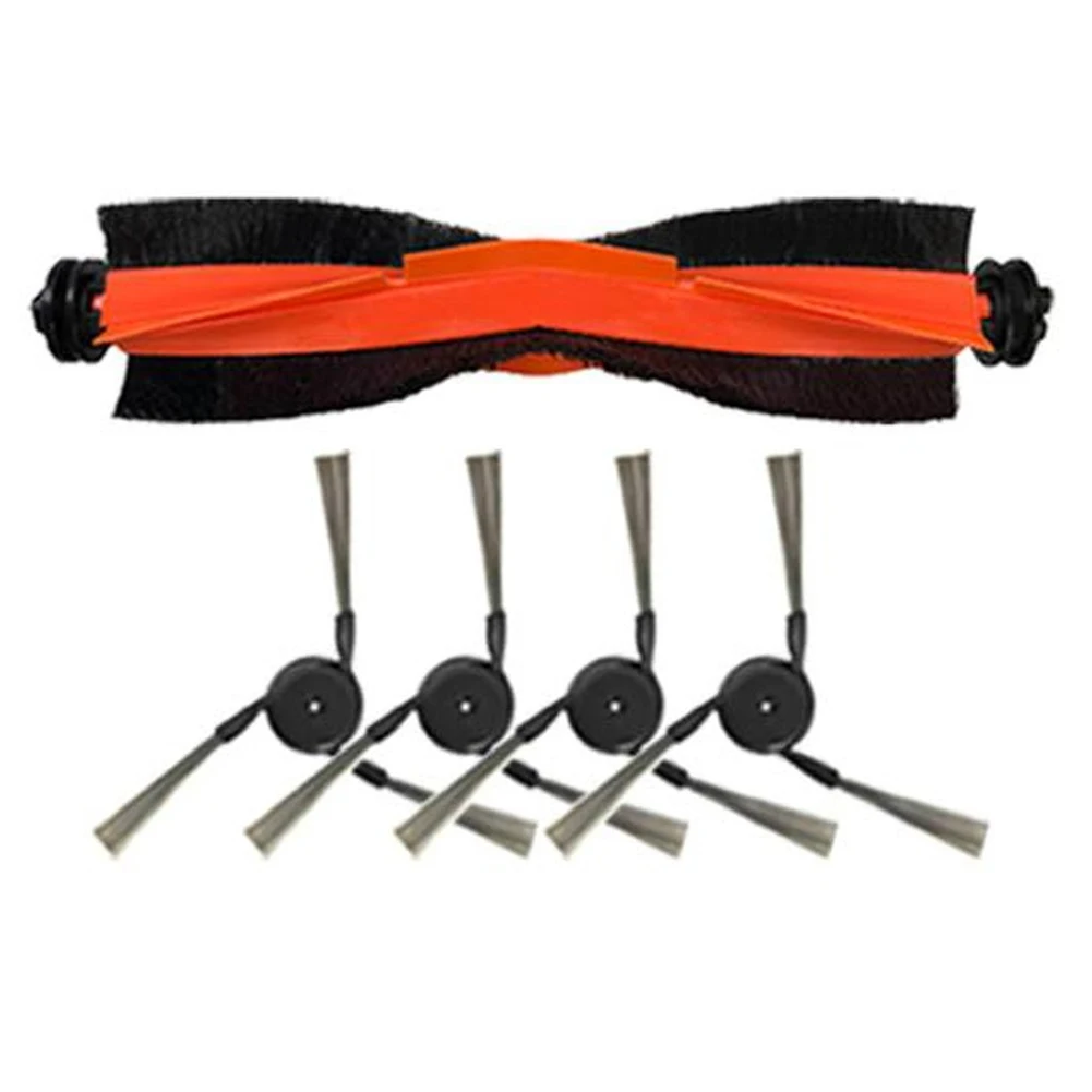 Replacement Main Brush and Side Brushes Kit for Xiaomi For Mijia Robot Vacuum Cleaner M40 D110CN 5pcs or 10pcs