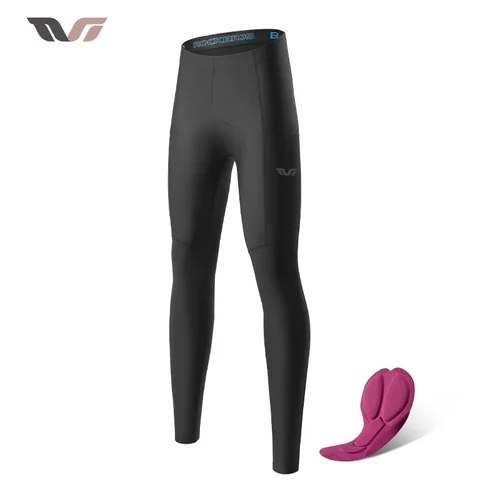 Imagen 1 del producto Pantalones de Ciclismo para Mujer ROCKBROS, Pantalones Largos Térmicos de Forro Polar para Invierno y Otoño, Pantalones Deportivos para Ciclismo de Montaña y Carretera