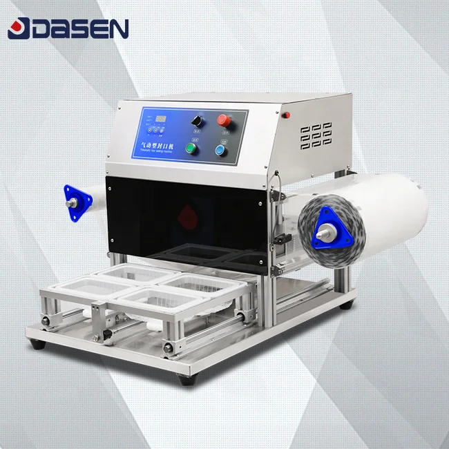 DASEN DQ370T-E Nitrogen Flushing Tray Sealing Machine Carbon Dioxide Food Preservation MAP Modified Atmosphere Packaging