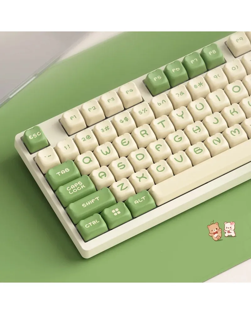 

Lovely Bear Head Shape Keycaps Universal For Mechanical Keyboard