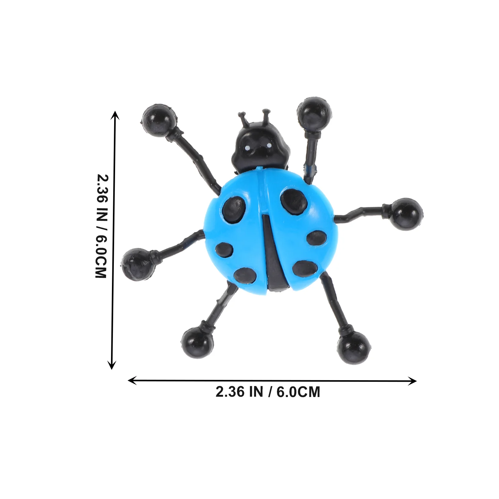 12-teiliges Kletterwand-Marienkäfer-Spielzeug, Bauernhof, Kinder, klebrig, kreatives Spielzeug, Tier, elastisch