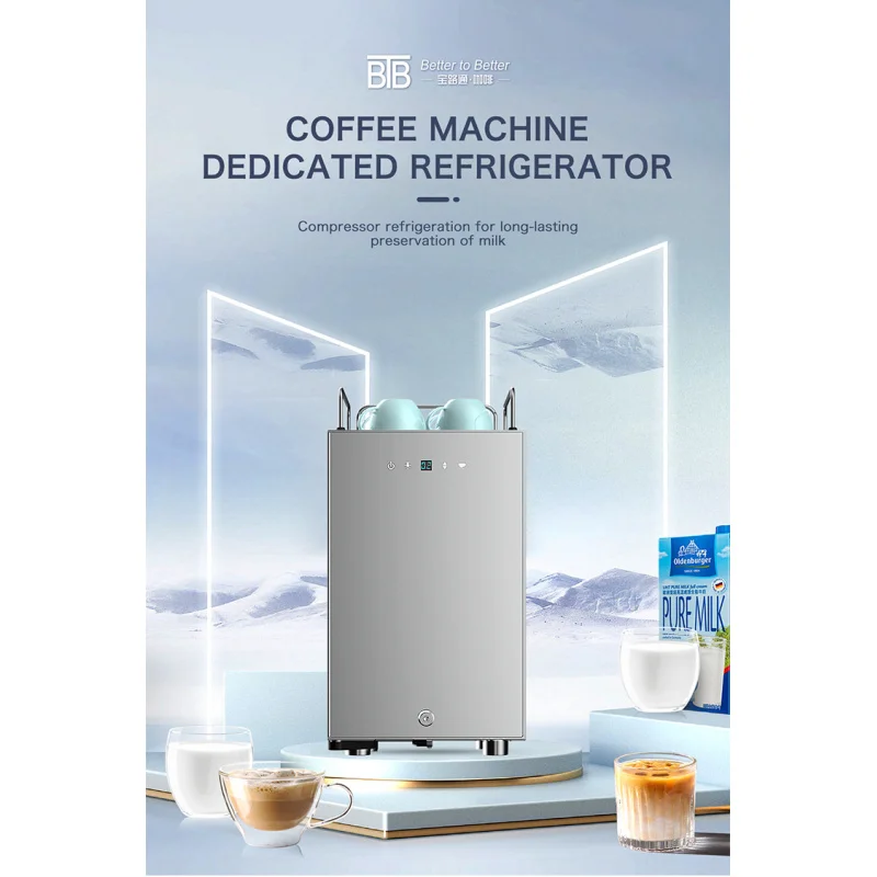 Lemari Pendingin Susu Suhu Rendah dan Kulkas Kopi Ukuran Sama