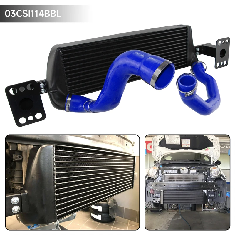 Intercooler kit High-performance Competition For Fiat 500 Abarth 1.4 Turbo 99 KW/135 PS 2008+ Black/Red/Blue