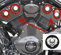 Autocollant VROD Nightrod Night pour moto, autocollants décoratifs SC, autocollant musculaire, plus récent, uréthane, 4 pièces