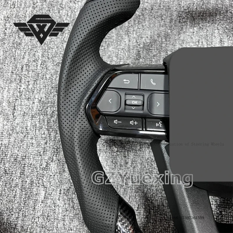 High Quality Carbon Fiber New Button Sports Steering Wheel Suitable for Toyota Land Cruiser LC300 LC200 FJ Hilux Corolla