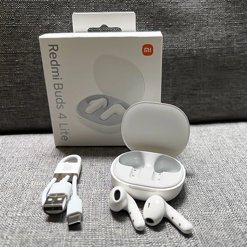 Xiaomi Redmi Buds 4 Lite TWS Earphone Bluetooth 2023, Earphone aktif penghilang kebisingan baterai tahan lama IP54 Buds 4 Edisi anak muda 5.3