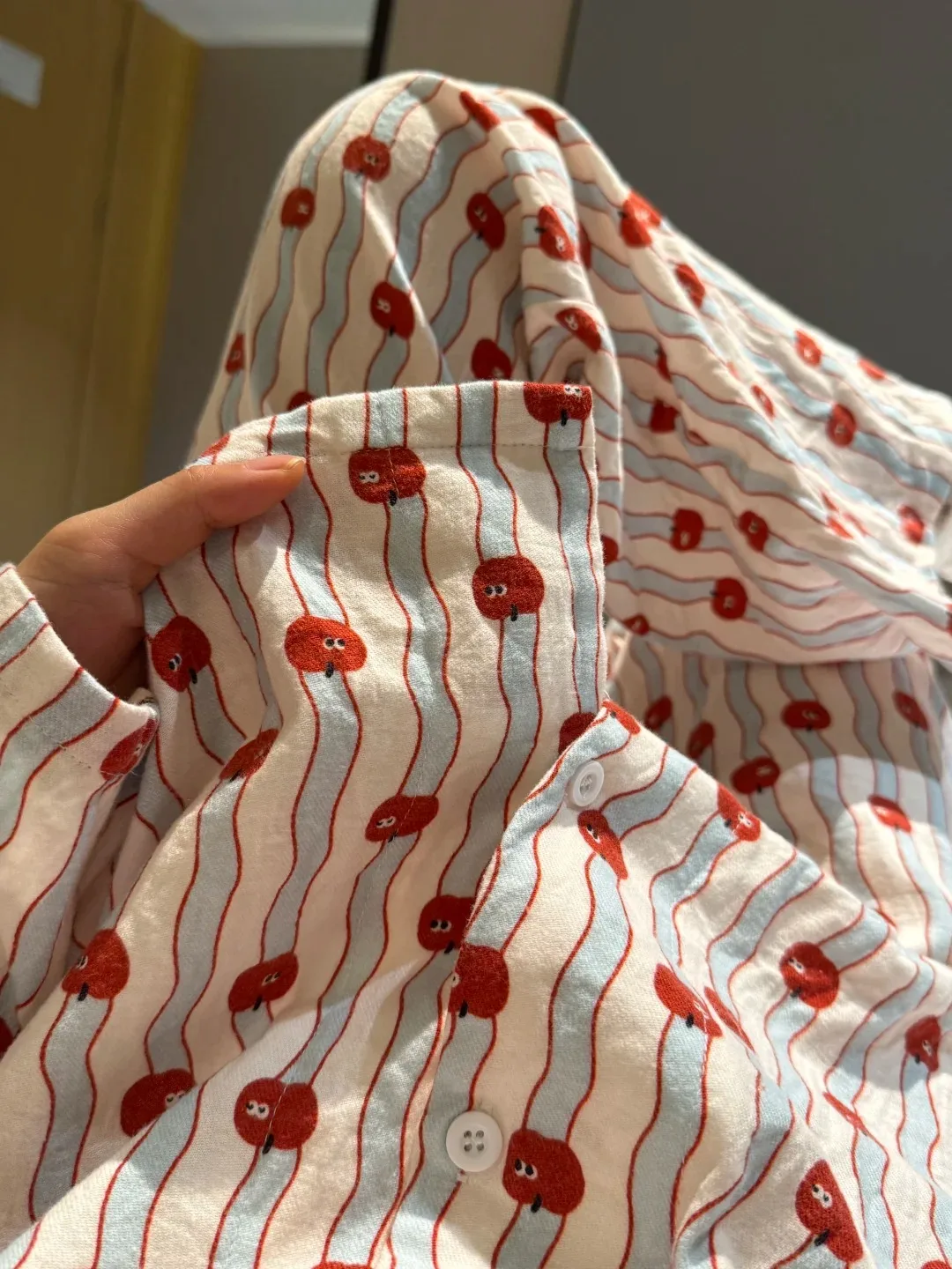 Pure Cotton Flannel Sleepwear Long Sleeve Home Clothes Set for Women Spring Autumn Winter Soft Comfortable Cartoon Style