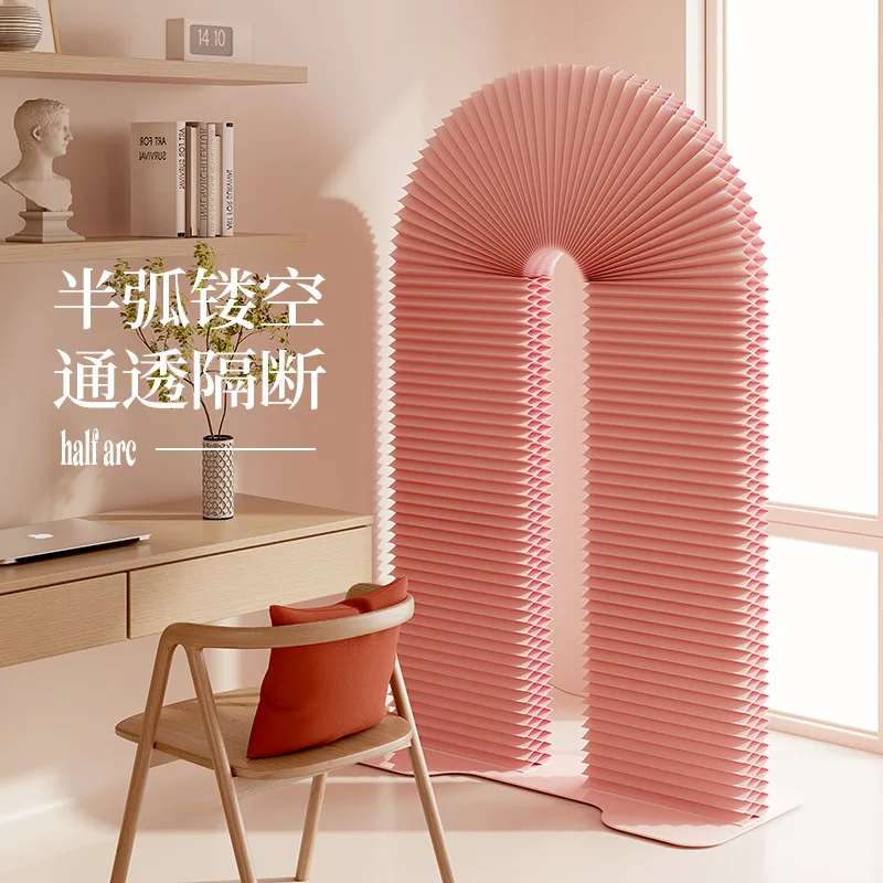Office Partition Wrought Iron Screen Baffle Fence Living Room Foyer Entrance Decoration Simple Mobile Barrier