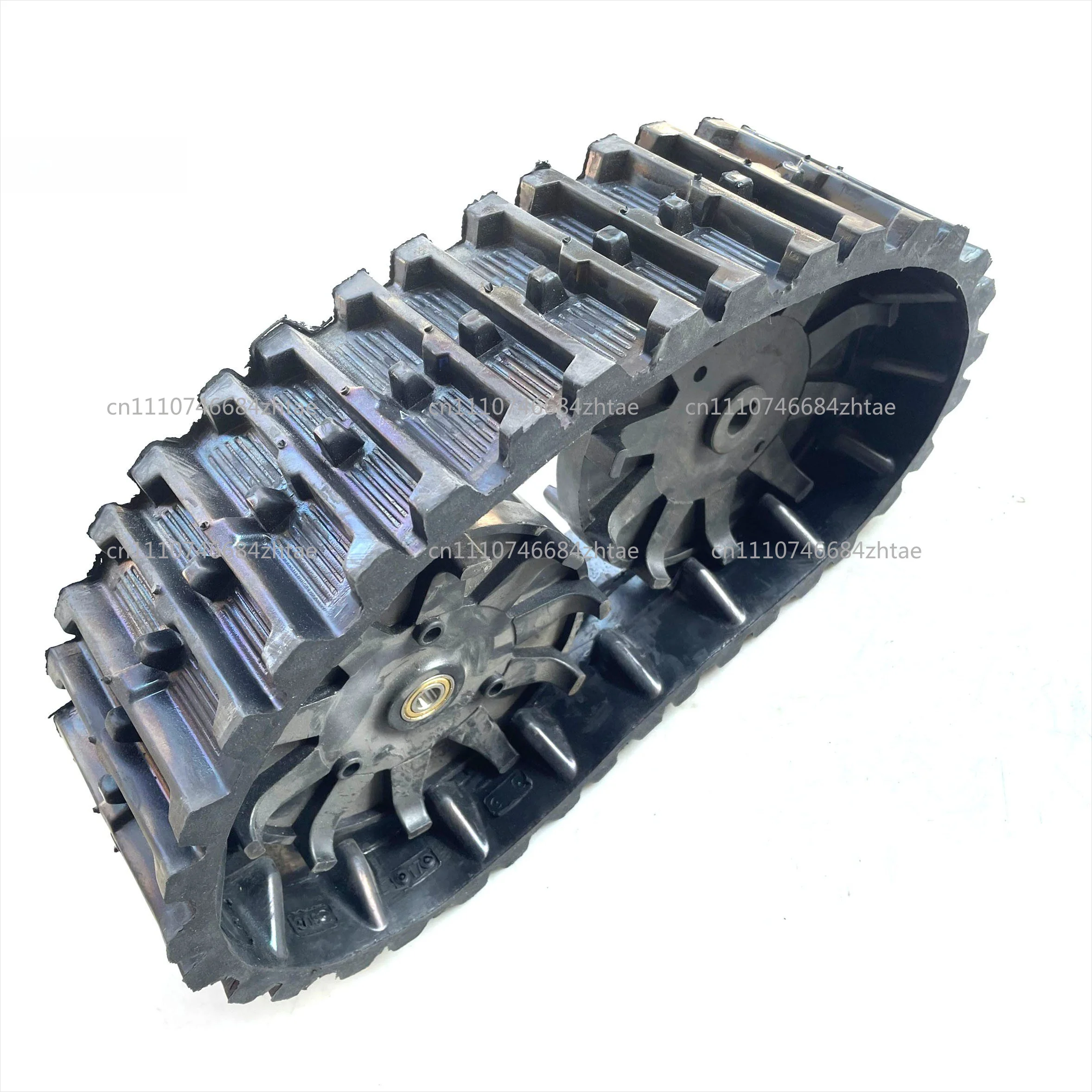 Homemade Modified Two-Wheel Electric Beach Buggy Go-Kart Parts Track Wheel Rubber Track Drive Wheel Bearing