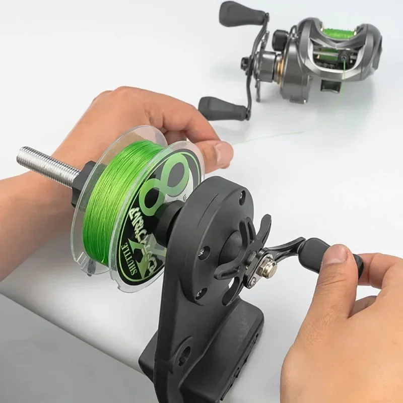 Fishing Reel Device Fishing Line Fishing Tool Capable Winding Single Reel Multiple Multifunctional Rotating Casting Rod Holder