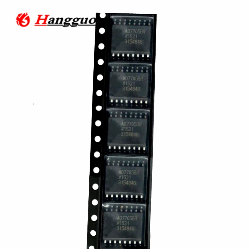 Original AD7705BRZ-REEL SOIC-16 AD7705BRZ 16-bit sigma-δ analog-to-digital converter (ADC) chip