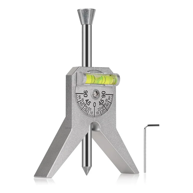 Pipe Center Finder with Centering for Measure Pipe Diameter over 0.5Inch and Up Pipe Center Punch Level