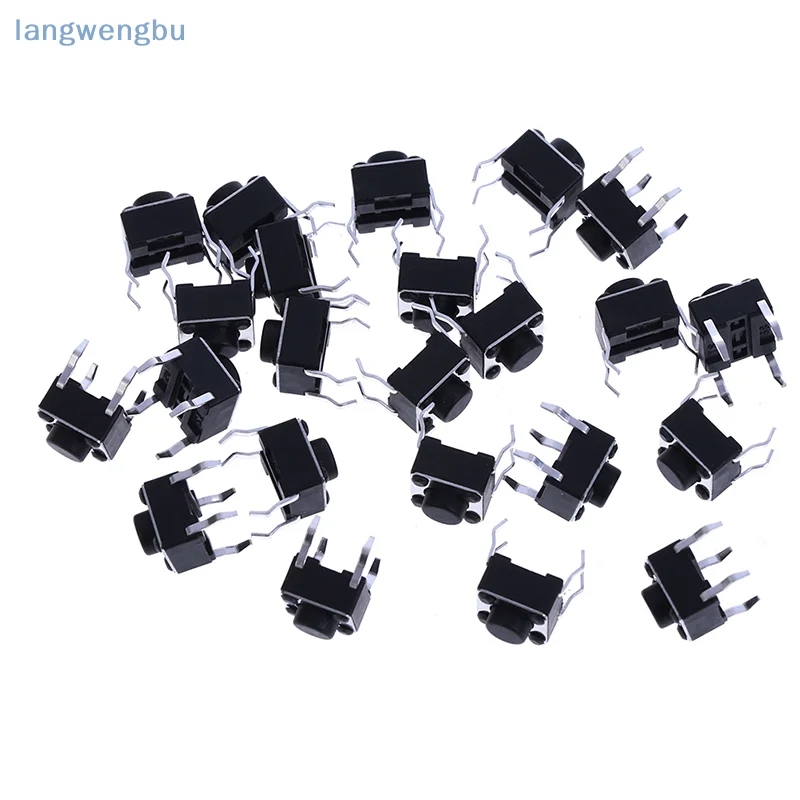 

20pcs Mini Micro Momentary Tactile Push Button Switch 6*6*5mm 4 pin ON/OFF
