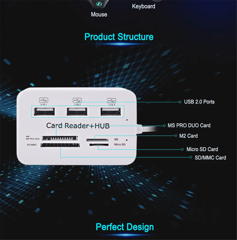 USB HUB 3.0 USB الفاصل 3 منافذ موسع متعدد USB تمديد متعدد 3 0 Hub 2.0 قارئ بطاقات SD USB3.0 المتوسع للكمبيوتر المنزلي