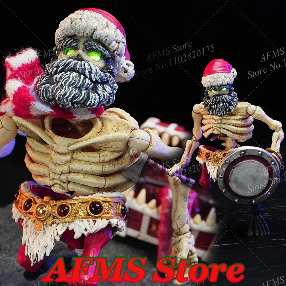 

1/12 Коллекционная фигурка Скелет Воин Скелет Дунжон Рождественская коробка Набор Кукла Сцена Аксессуар Подходит для 6 "фигурки солдата