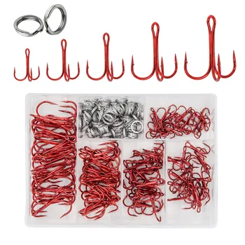 High Carbon Steel Treble Hook Kit 1