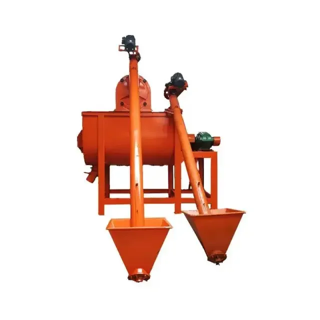 

1-2 Tons Per Hour Poultry Feed Complete Production Line Feed Mixer Cattle Chicken Pig Feed Production Machinery Farm Animals