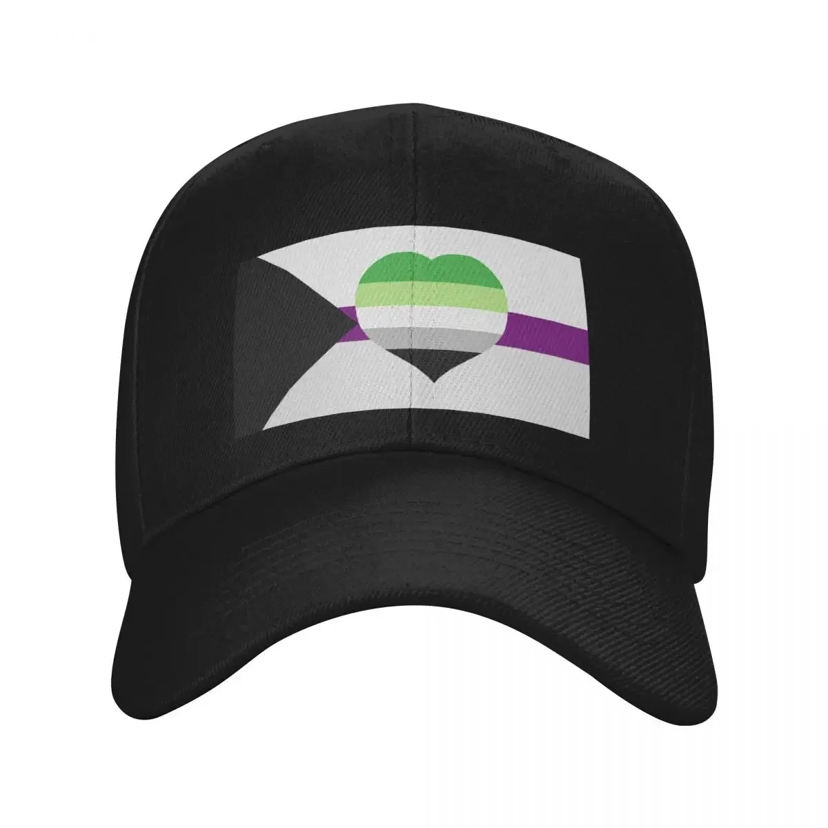 

Aromantic Demisexual Flag Baseball Cap Hat Man For The Sun dad hat Beach Golf Hats Man Women's