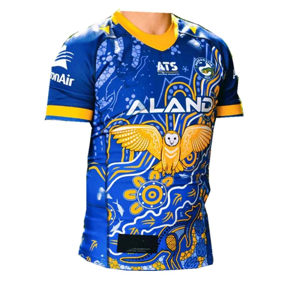 new 2024 Parramatta Eels rugby shirt Australia Parramatta rugby t-shirt Custom Name Number s-5xl