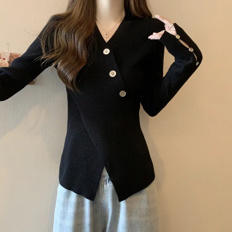 Chandails pulls pulls femme fermeture éclair maillots Olive frange à motifs jardin Nature décontracté Boxy beau coloré hiver chaud