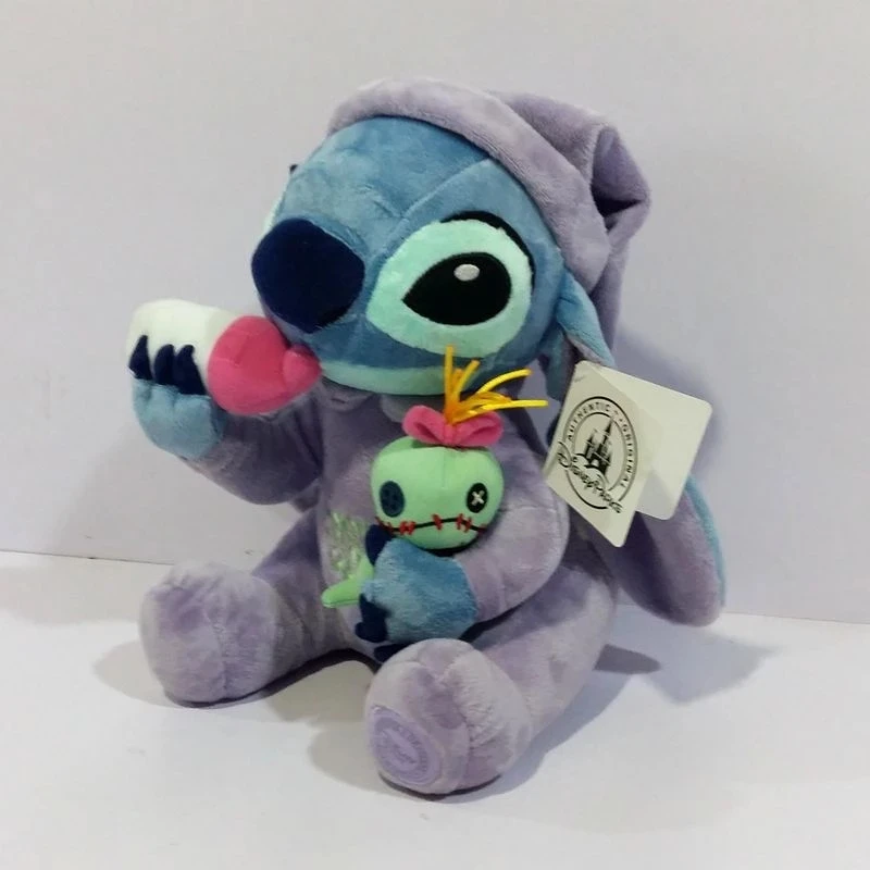 35cm Disney cartoon Lilo Stitch wypchane pluszowe pluszowa lalka kreatywny Kawaii pluszowa poduszka zabawka prezent urodzinowy