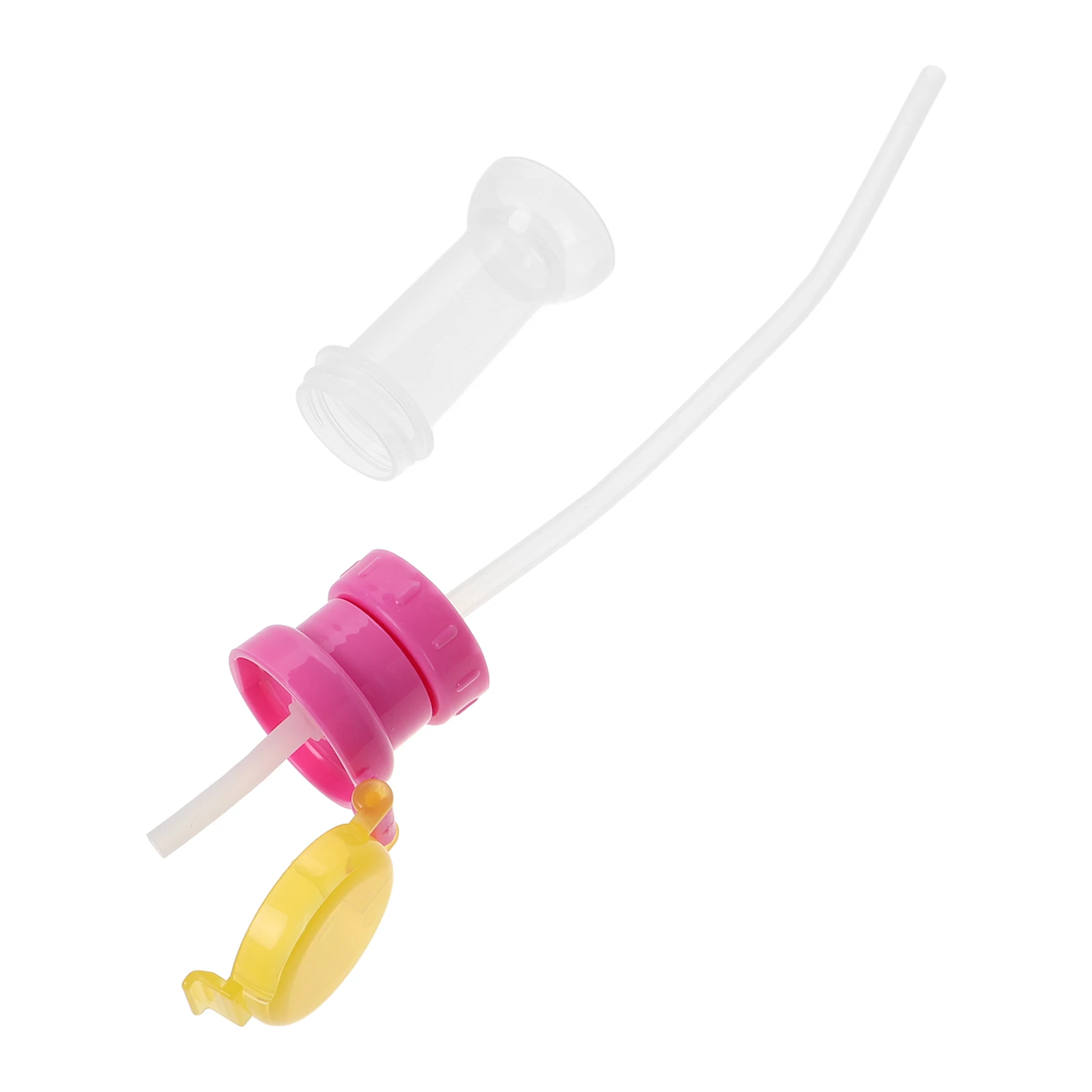 

Portable Kids Spill Proof Caps Toddler Water Bottle Cap With Straw Drink Straw Cover Leak Proof Storage Bottle