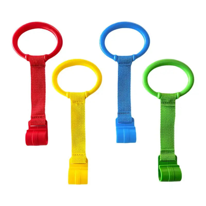 

Playpen Pull Up Rings 4x Baby Stand Up Dangling Pull Up Rings Educational Toddler Practice Tool Toddler Walking Exercises