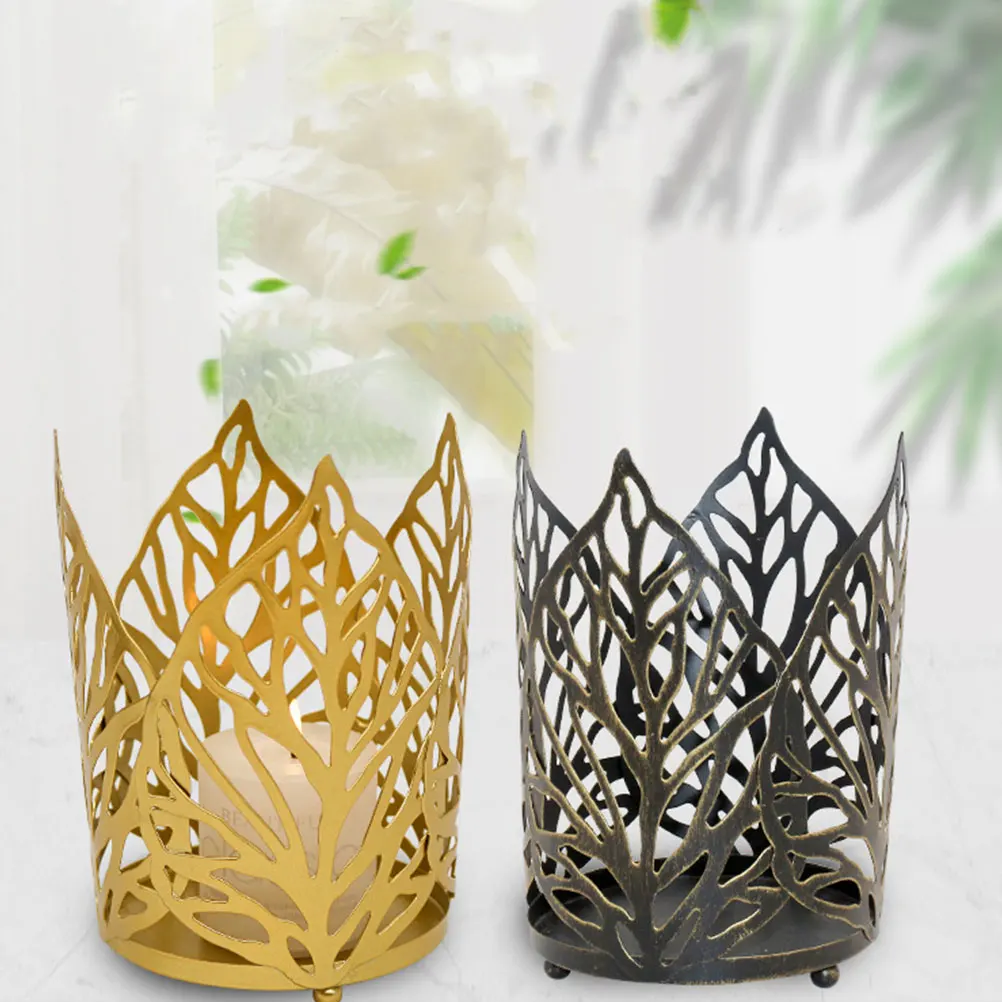 

2 Pcs Holder Iron Material Sturdy Decorative Home Bar Restaurant Banquet Family Gathering Wedding Party