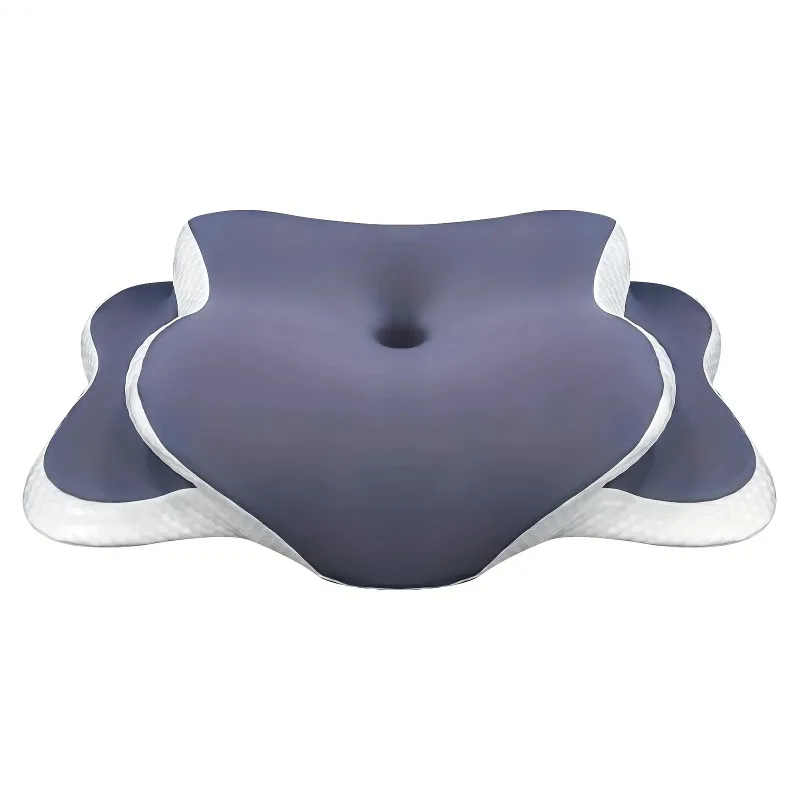 

Butterfly shaped Memory Pillow with Ice Silk Fabric Cervical Pillow Family Gift Ergonomic Soft Slow Rebound Two Heights