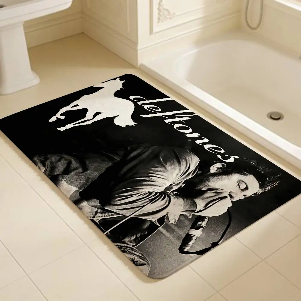 Band D-Deftones Music Door Mat Washable Non-Slip Living Room Sofa Chairs Area Mat Kitchen Doormat Area Rug