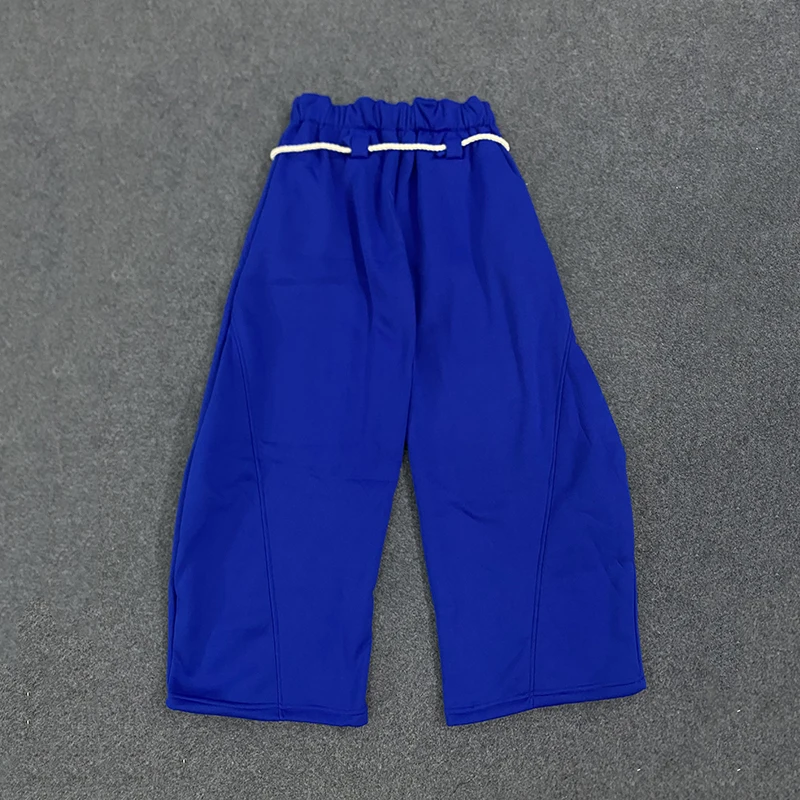 الرجعية الأمريكية الرباط السراويل الرياضية الخريف الشتاء نمط القلب Y2K واسعة الساق فضفاضة Sweatpants غير رسمية