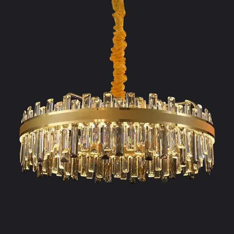 YYHC-Newest Design Hot Sell Modern Crystal Ceiling Chandelier Lighting Lamp 100CM Modern Hanging Lamps Living Room