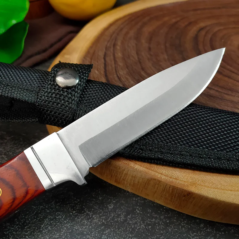 Kitchen Knife 4 inch Professional Handmade Chef Knives 5CR15 High Carbon Stainless Steel Meat Cleaver Slicer Boning Knife