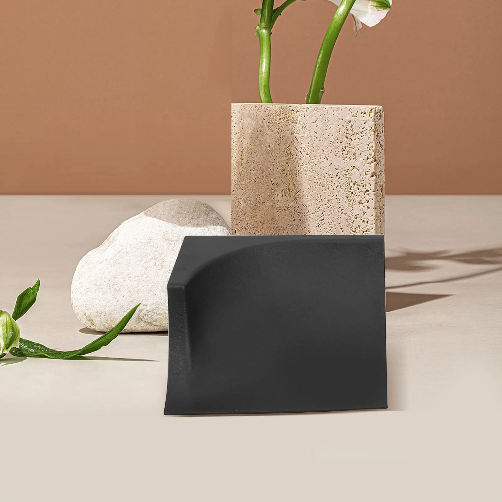 2Pcs Fingerboard Mini Ramp Stair Set Plastic Skatepark Obstacles Finger Skateboard Accessories Interactive Skill Training