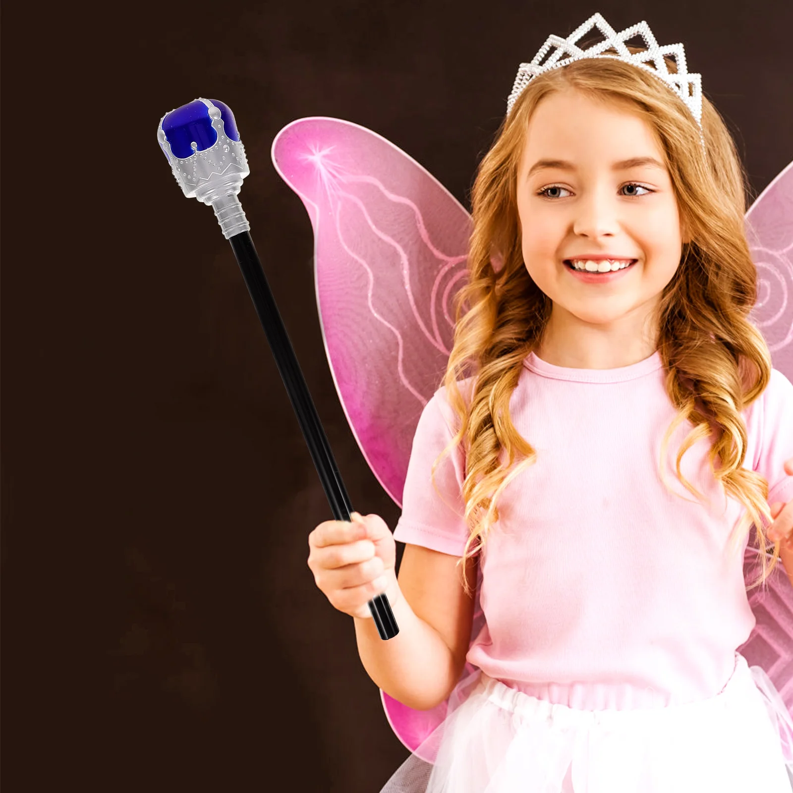 

Toy Kings Scepter Kids Stick Party Accessory Childrens Day Gift Role Play Props Halloween