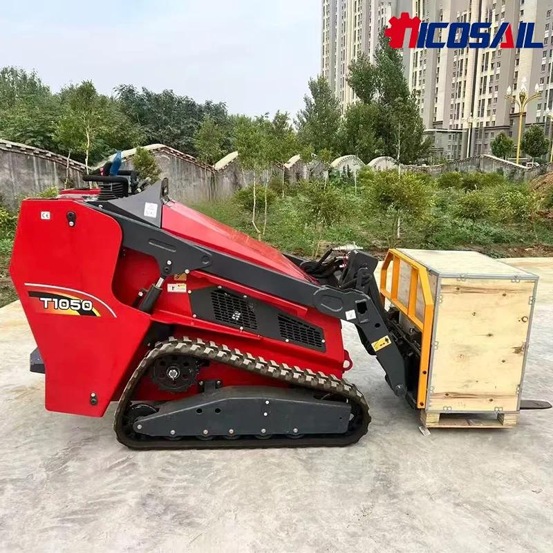 

Factory Wholesale Price Mini Crawler Skid Steer Loader Stand on EPA Kubota Engine Skid Steer Loader